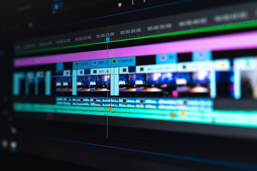 Borderless film